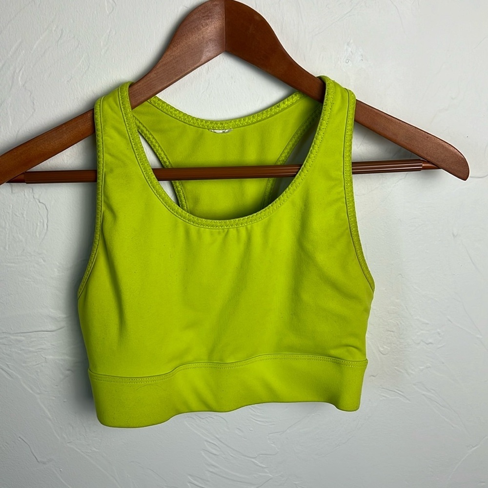 Lime Sports Bra